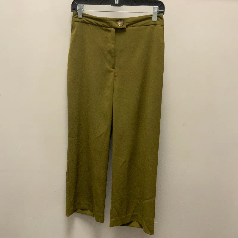 Functional Hiking Pants-Pants Wide Leg By Worthington In Green, Size: S