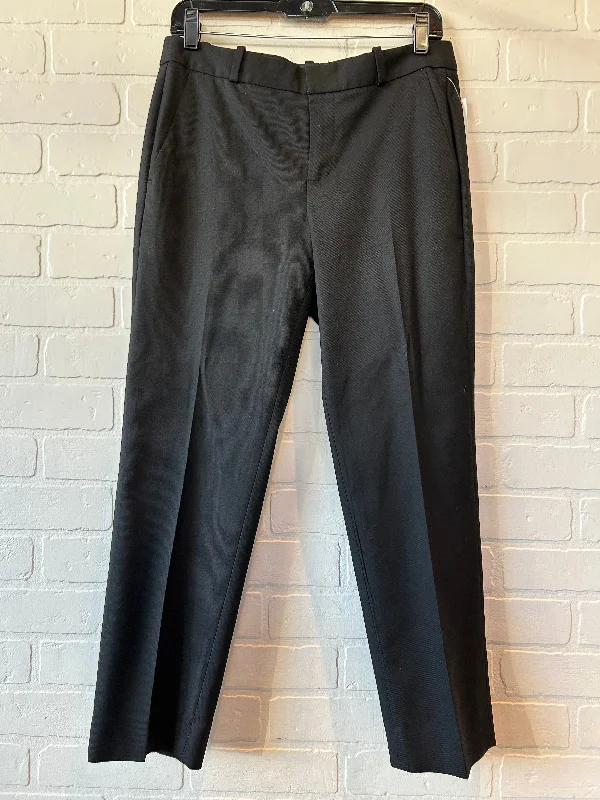 Custom Embroidered Joggers-Pants Dress By Banana Republic In Black, Size: 4