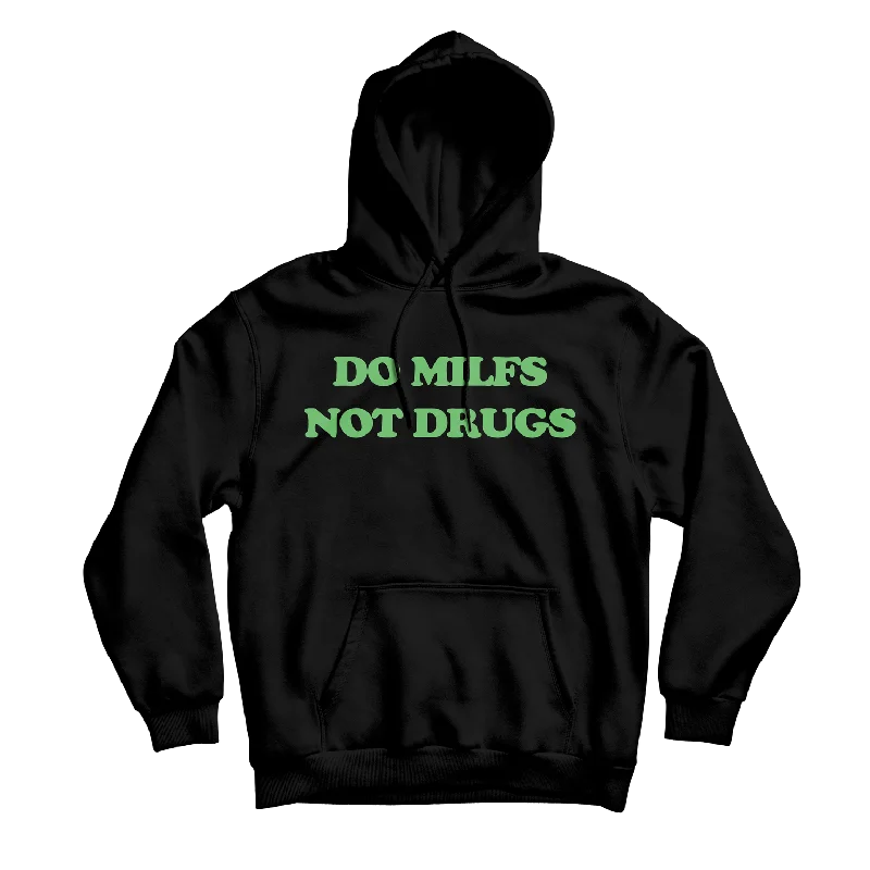 Cool Street Hoodie-Do Milfs Black Hoodie