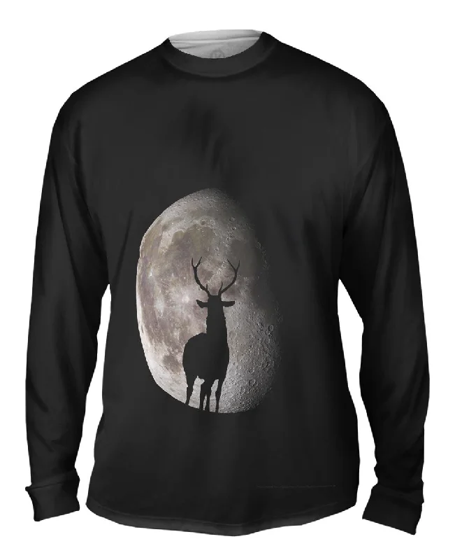 Performance Long Sleeve Shirt-Deer Moon