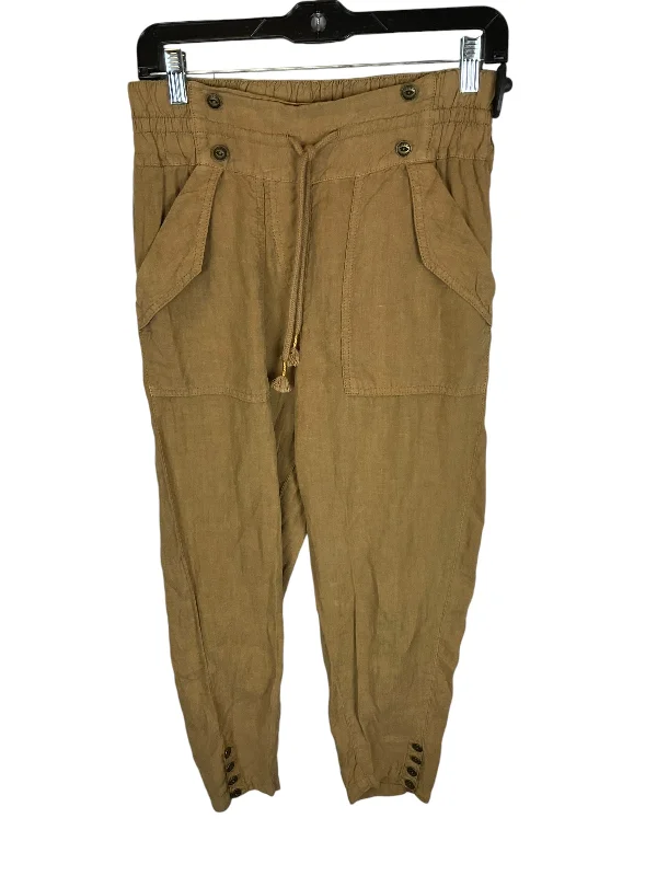 Relaxed Fit Work Pants-Pants Designer By Cmc In Tan, Size: 6