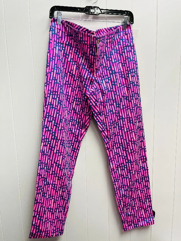 Casual Comfortable Trousers-Pants Designer By Lilly Pulitzer In Pink, Size: 10