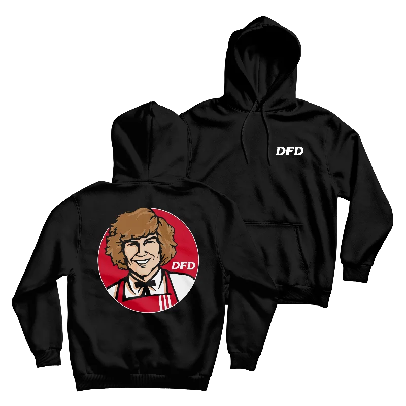 Cool Graphic Hoodie-DFD Black Hoodie