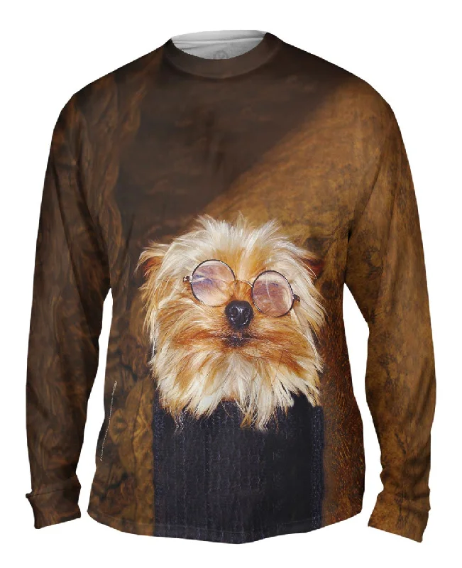 Classic Crew Neck Long Sleeve-Educated Yorkie