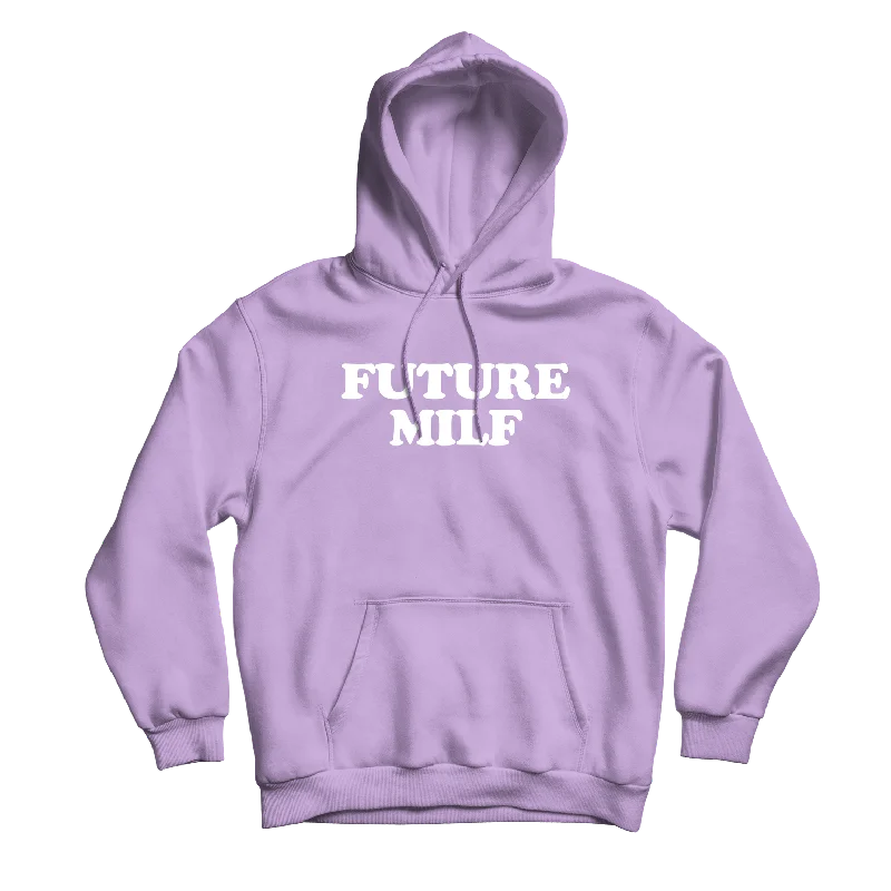 Eco-Friendly Hoodie-Future Milf Lavender Hoodie