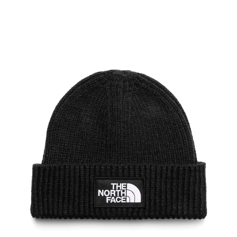 Cozy Wool Hat-TNF LOGO BOX CUFFED BEANIE