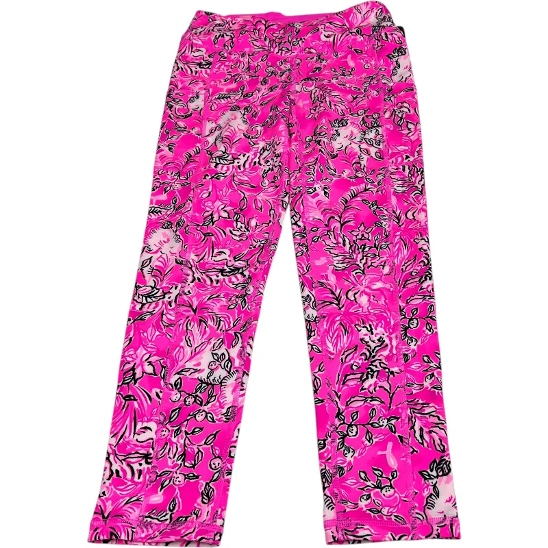 Comfortable Cotton Leggings-Pants Designer By Lilly Pulitzer In Pink, Size: S