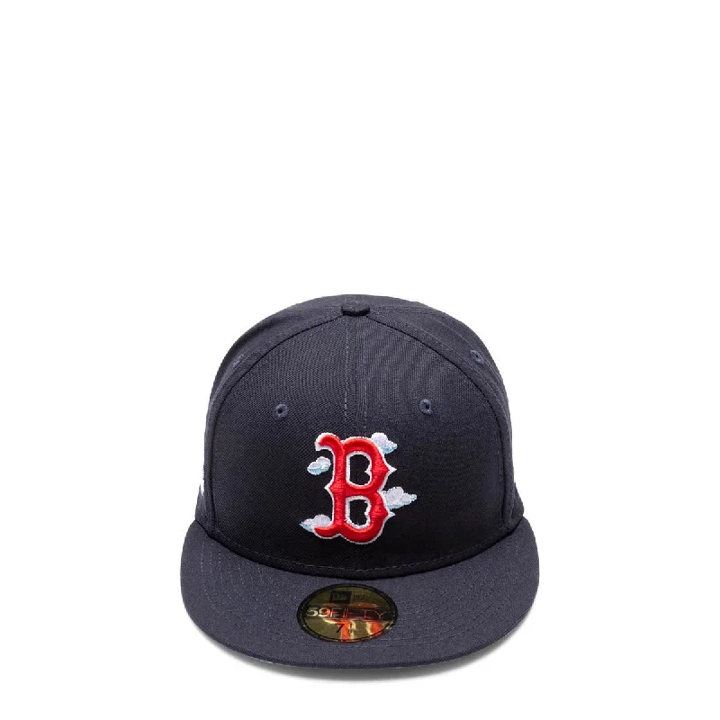 Adjustable Baseball Cap-59FIFTY BOSTON RED SOX COMIC CLOUD FITTED CAP