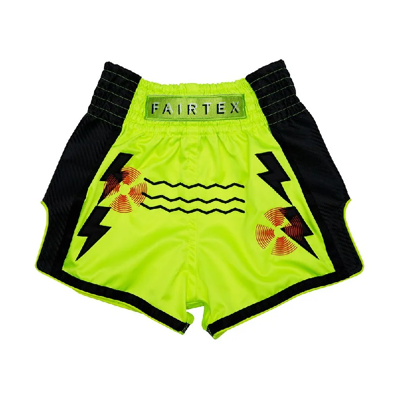 Colorful Stripe Shorts-Fairtex Boxing Shorts for Kids - BSK2105 "Sonar"