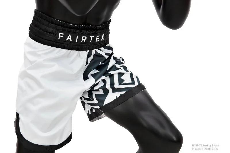 Casual Denim Shorts-Fairtex Boxing Shorts -BT2003 Monochrome