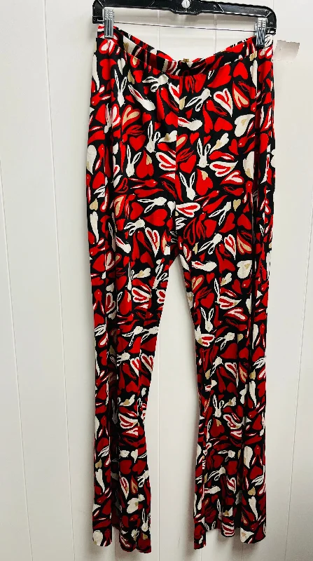 Comfortable Tapered Pants-Pants Designer By Diane Von Furstenberg In Red, Size: M