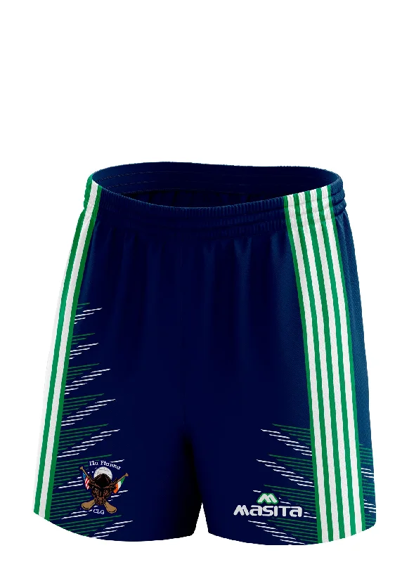 Graphic Sporty Shorts-Na Fianna Buffalo Training Shorts Adult