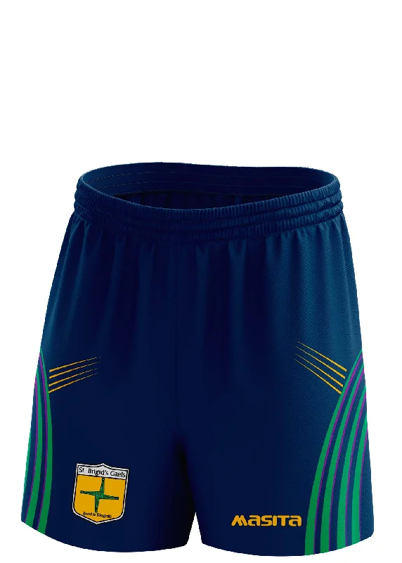 Soft Fabric Shorts-St Brigid's Gaels Ardagh Match Shorts Adult