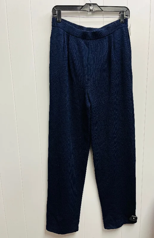 Casual Fit Trousers-Pants Luxury Designer By St John Collection In Navy, Size: 6