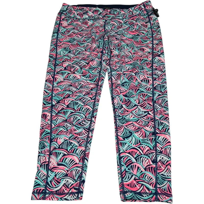 Soft Knit Lounge Pants-Pants Designer By Lilly Pulitzer In Blue & Pink, Size: Xl