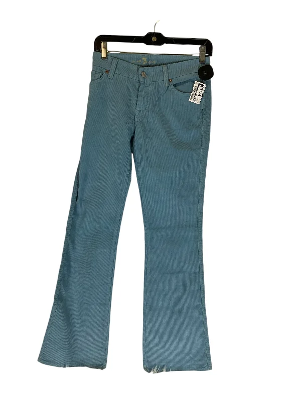 Casual Loose Fit Jeans-Pants Designer By 7 For All Mankind In Blue, Size: 8