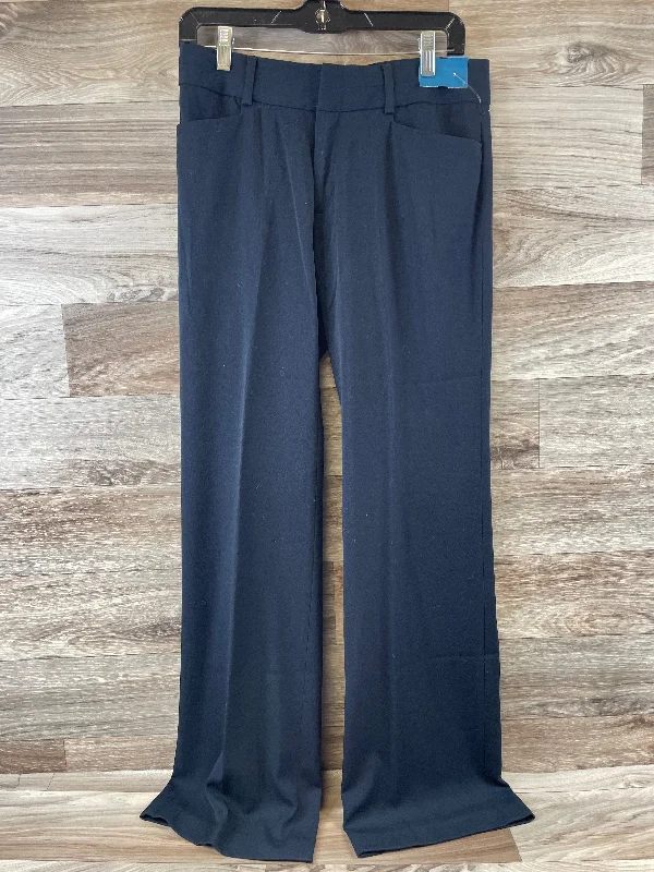 Classic Pleated Dress Pants-Pants Designer By Michael Kors In Navy, Size: 6