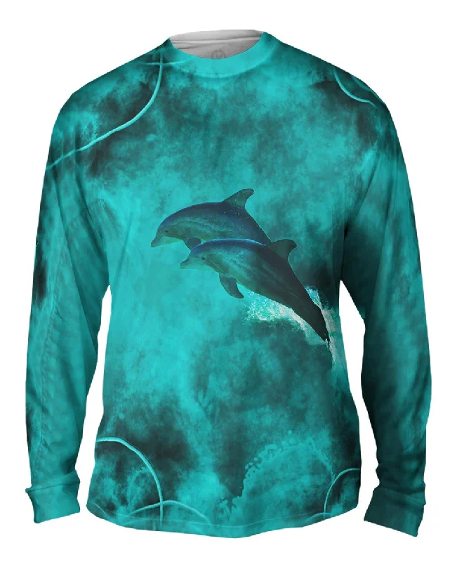 Vintage Graphic Long Sleeve-Dolphin 002