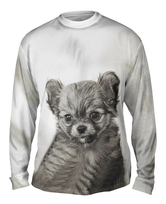 Relaxed Long Sleeve Sweatshirt-Darling Puppy