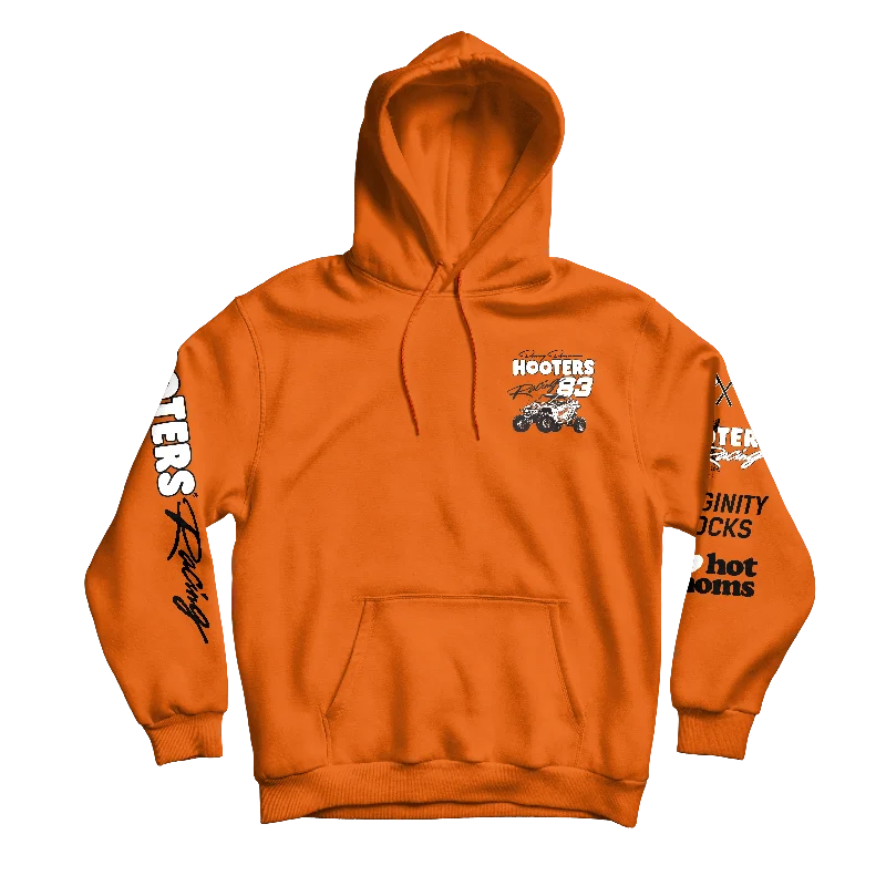 Vintage Graphic Hoodie-Rzr Racing Orange Hoodie