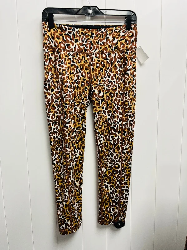 Comfortable Sweat Joggers-Pants Designer By Lilly Pulitzer In Animal Print, Size: M