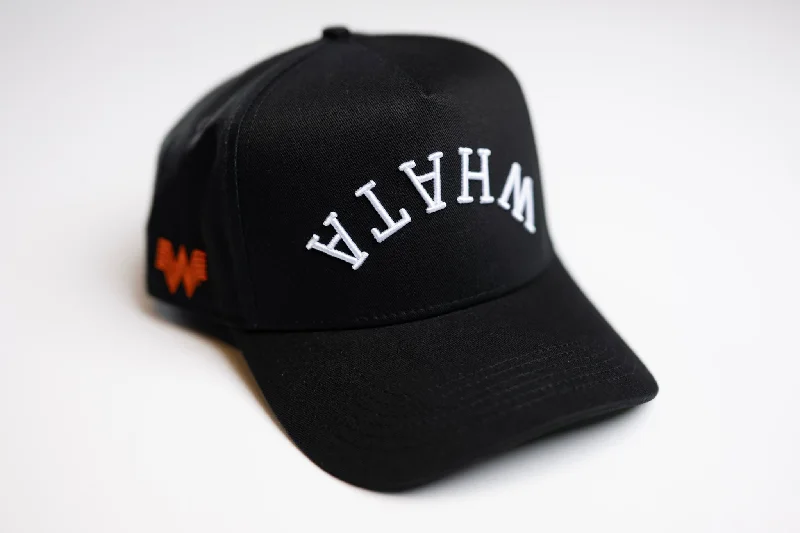 Premium Leather Hat-WHATABURGER x TRUE BRVND - BLACK