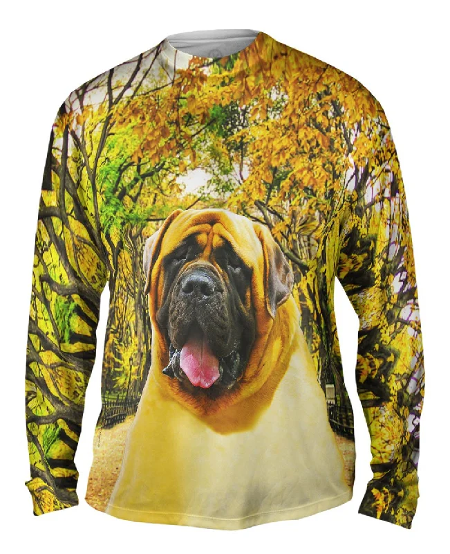 Relaxed Fit Long Sleeve Tee-Droopy Faced Mastiff