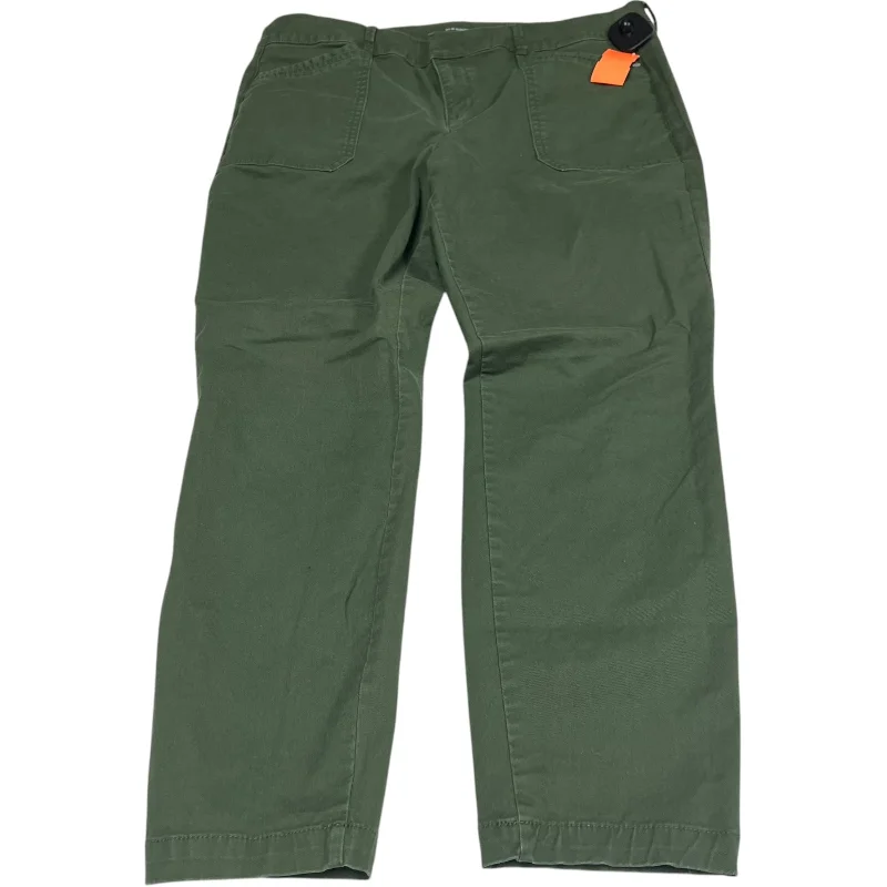 Lightweight Casual Pants-Pants Other By Old Navy In Green, Size: 14