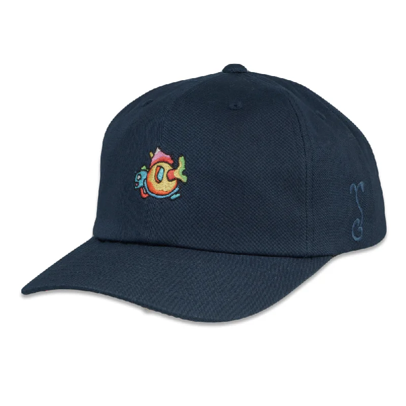 Fashionable Flat Cap-Jerry Garcia Space Container Navy Turtle Dad Hat