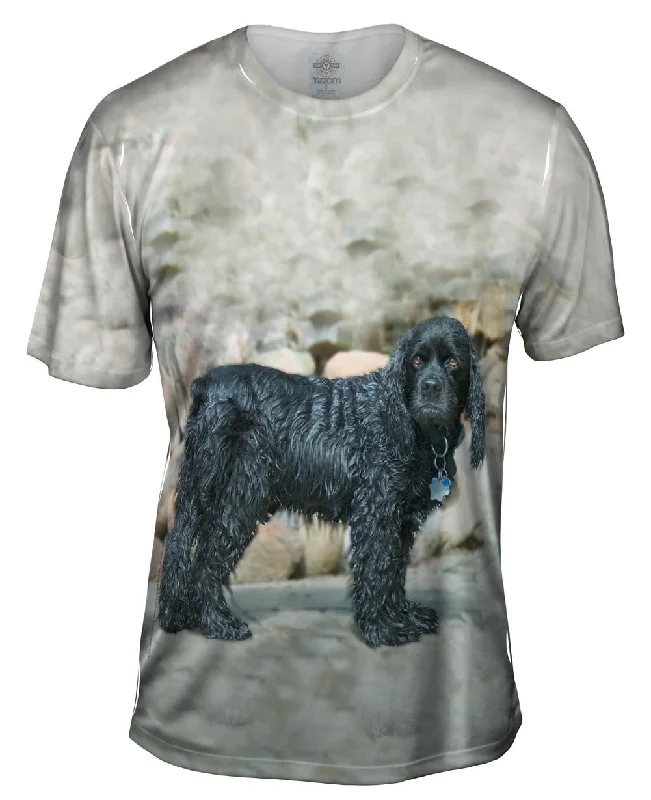 Cool Style T-shirt-Sad Wet Cocker Spaniel