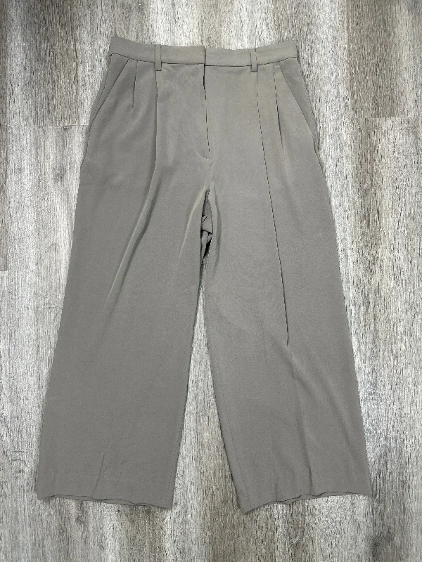 Custom Printed Cargo Pants-Pants Wide Leg By H&m In Taupe, Size: M