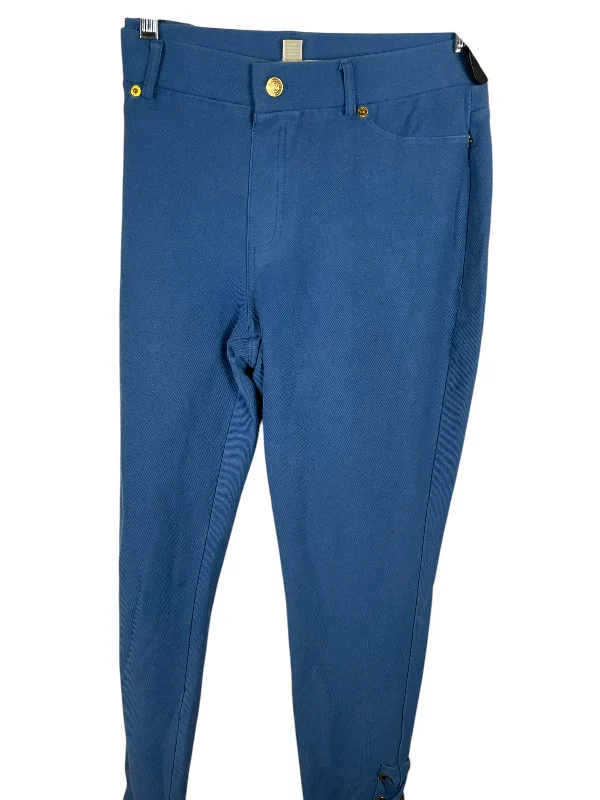 Soft Stretch Skinny Pants-Pants Designer By Michael By Michael Kors In Blue, Size: L