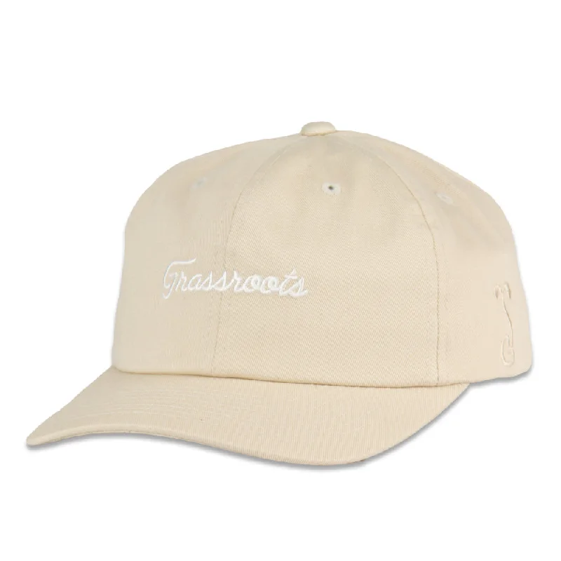 Outdoor Sport Hat-Golfroots Sandtrap Cream Dad Hat