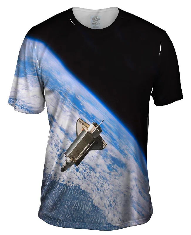 Organic Cotton T-shirt-Space Shuttle Atlantis