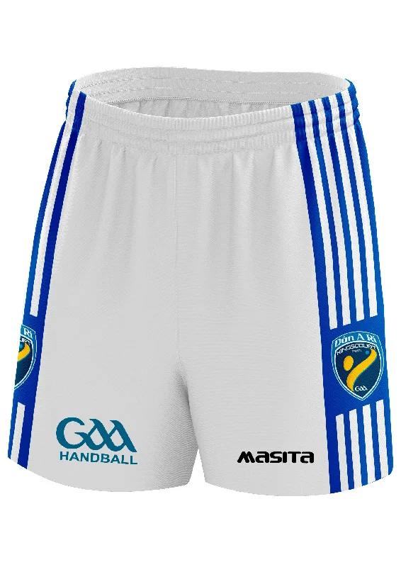 Custom Workout Shorts-Kingscourt Handball White Shorts Adult