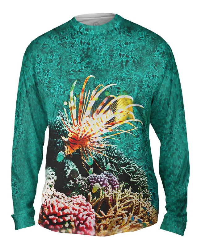 Custom Printed Long Sleeve-Coral reef 002