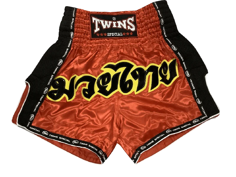 Lightweight Running Shorts-Twins Special Shorts T-22 RD/BK