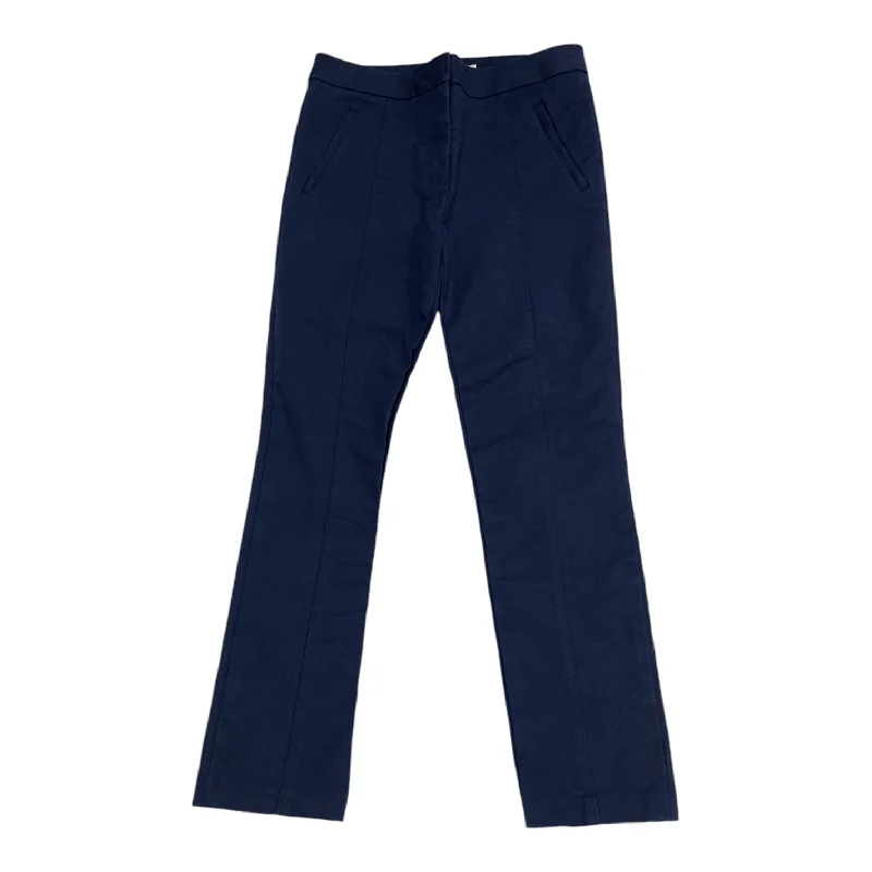 Lightweight Stretch Chinos-Pants Designer By Tory Burch In Navy, Size: 4