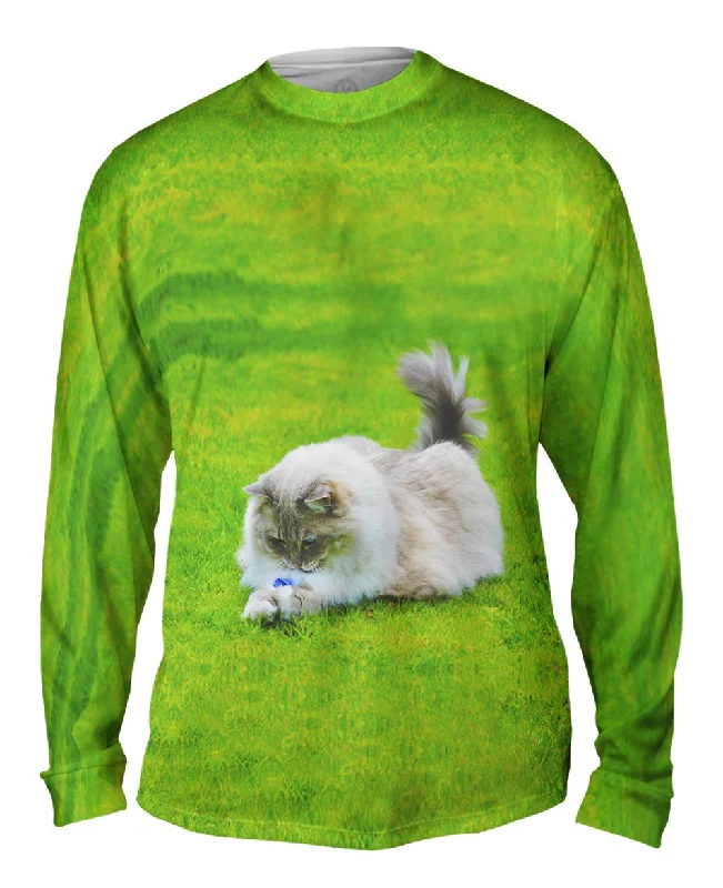 High-Quality Graphic Long Sleeve-Cute Furball Kitty Cat