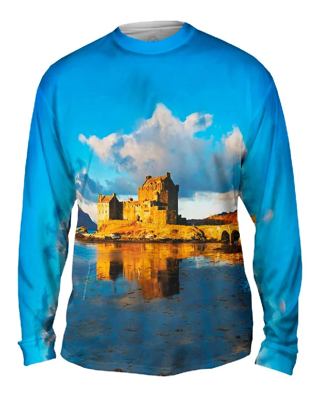 Stylish Logo Long Sleeve-Eilean Donan Castle Scotland