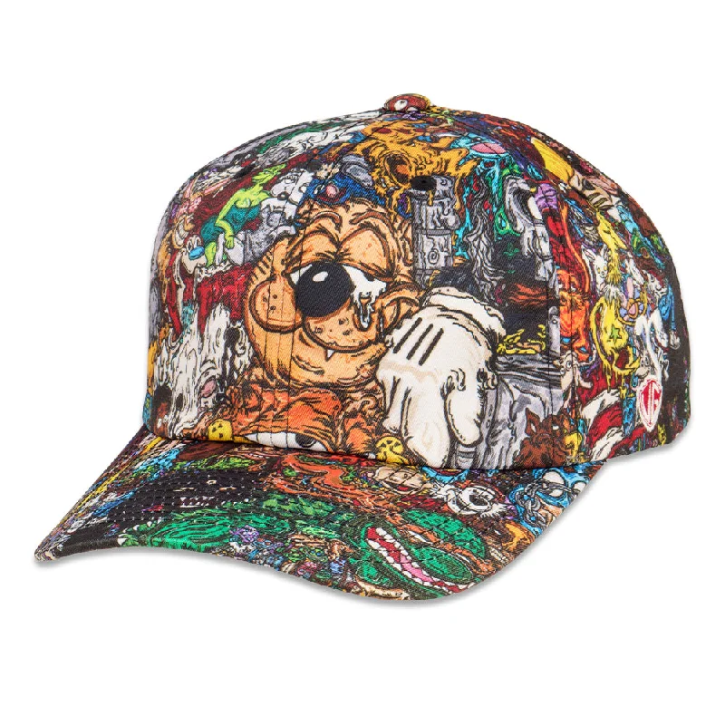 Fun Printed Hat-Vincent Gordon Cartoon Gumbo Dad Hat