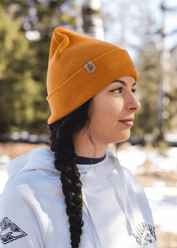 Cozy Knit Hat-Classic Organic Beanie Hat in Day Fall