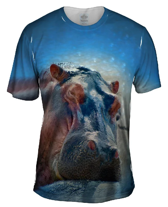 All-Season T-shirt-Sleepy Hippo