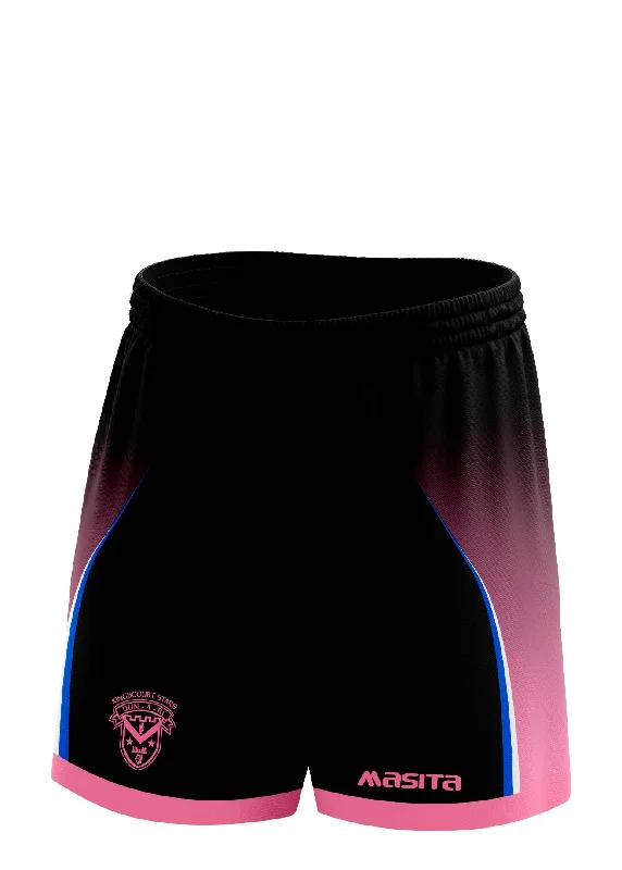 Quick-Dry Sports Shorts-Kingscourt Stars Pink Training Shorts Adult