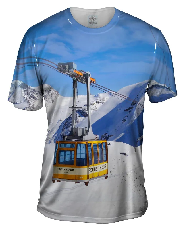 Inspirational Quote T-shirt-Ski Tram Switzerland