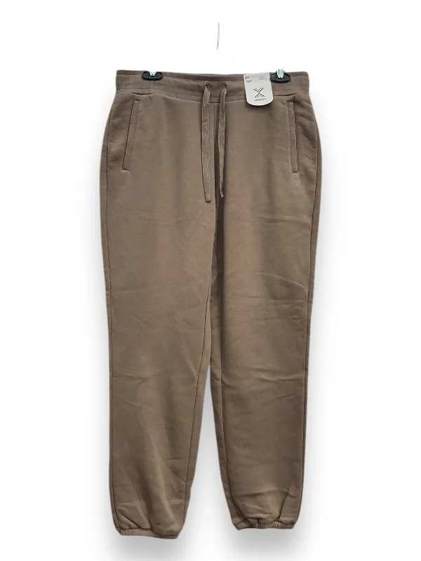 Modern Slim Fit Chinos-Pants Joggers By Xersion In Brown, Size: M