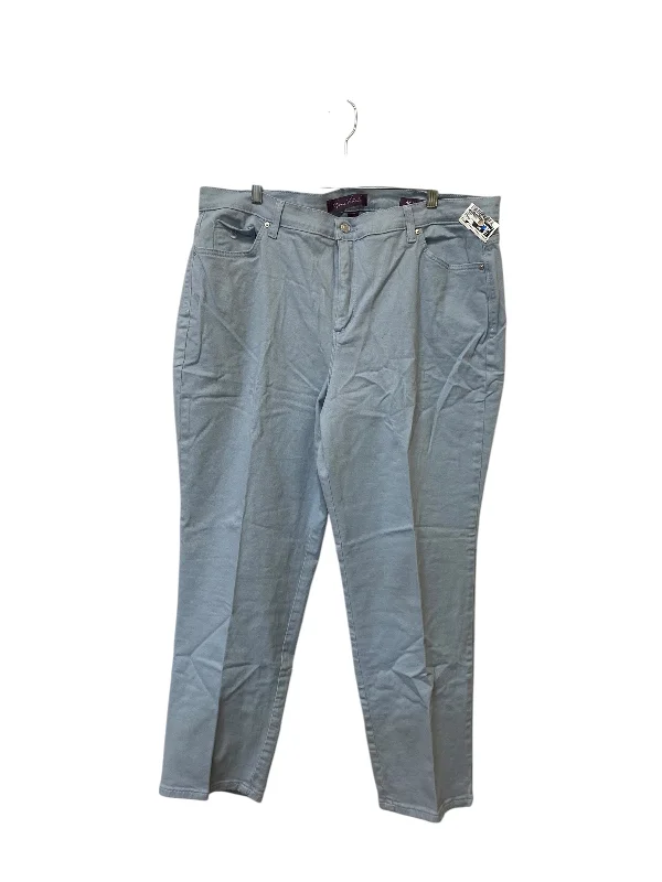 Fashionable Denim Trousers-Pants Other By Gloria Vanderbilt In Blue, Size: 20