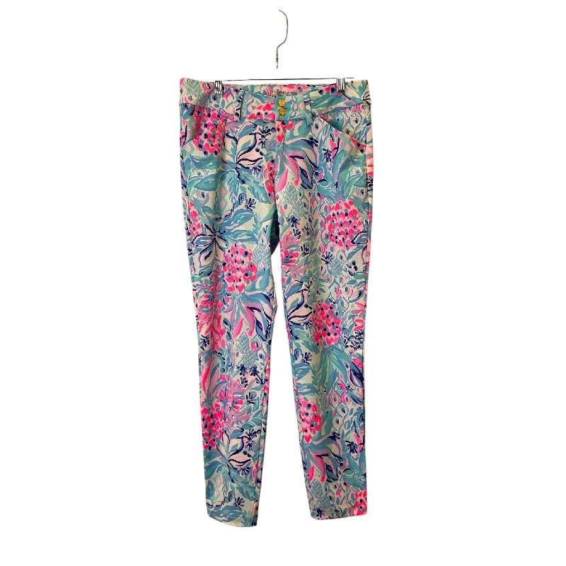 Custom Fit Casual Pants-Pants Designer By Lilly Pulitzer In Blue, Size:6