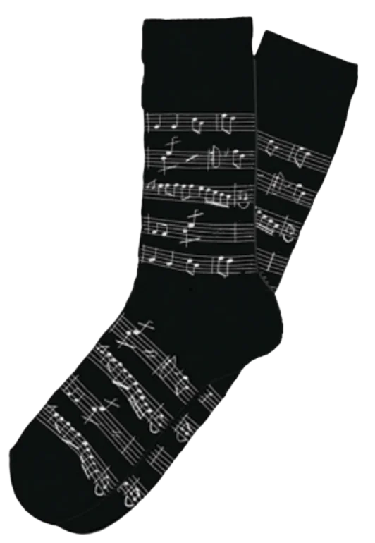 All-Purpose Sports Socks-Musical Notes Socks