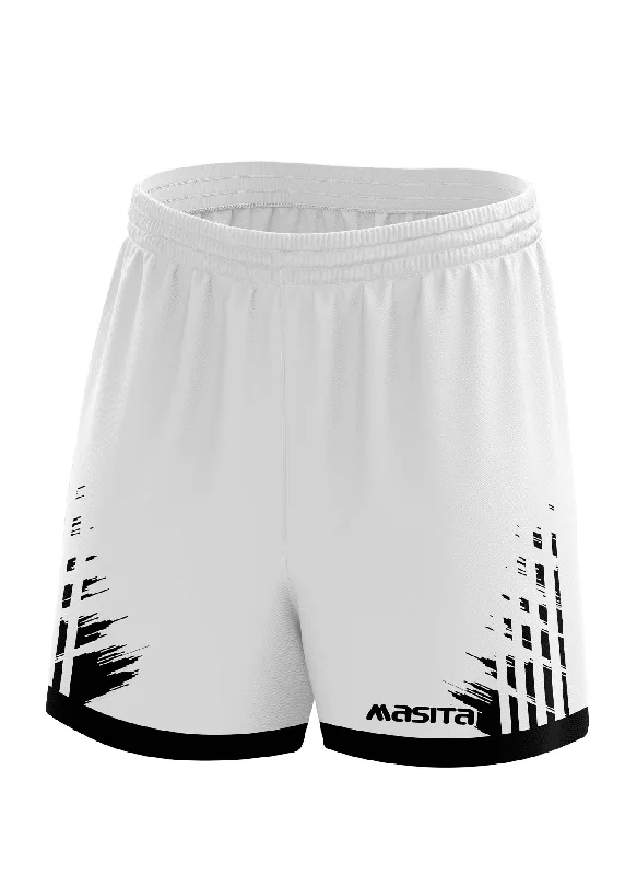 Outdoor Adventure Shorts-Barkley Gaelic Shorts White/Black Adult